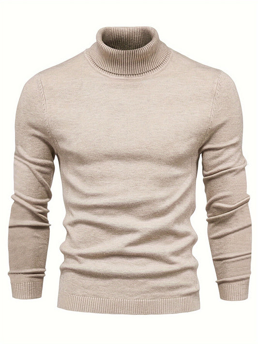 Men's Thermal Long Sleeve High Neck Tops for Ultimate Comfort