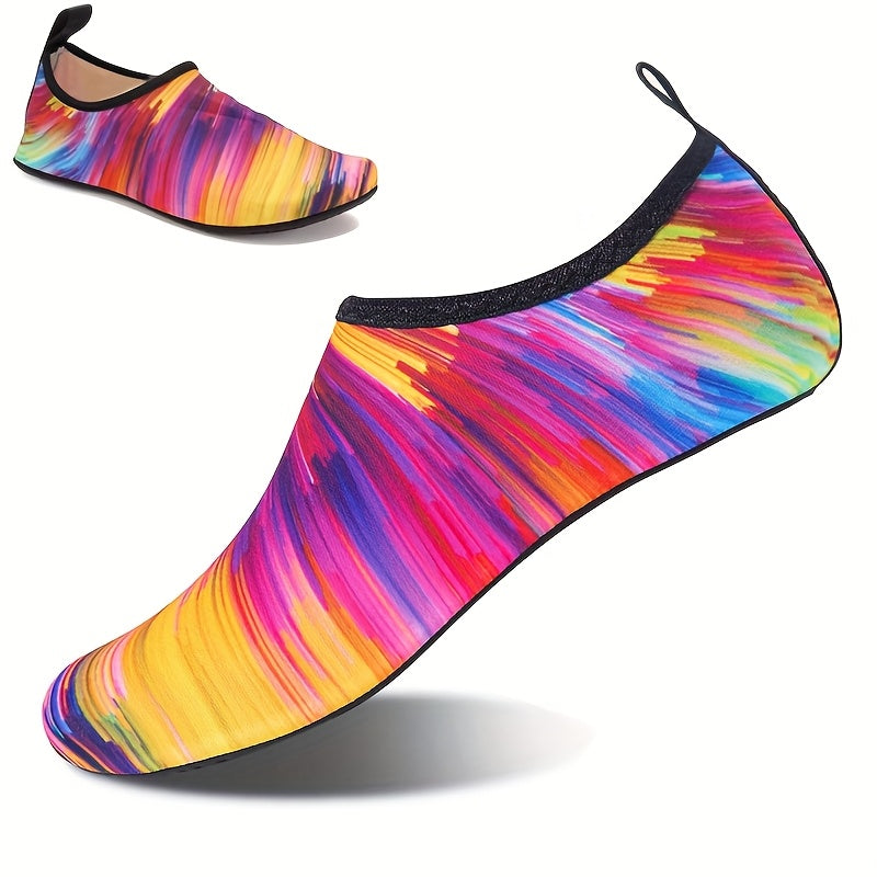 HookUpCo. Women's Slip-On Water Socks for Beach Activities