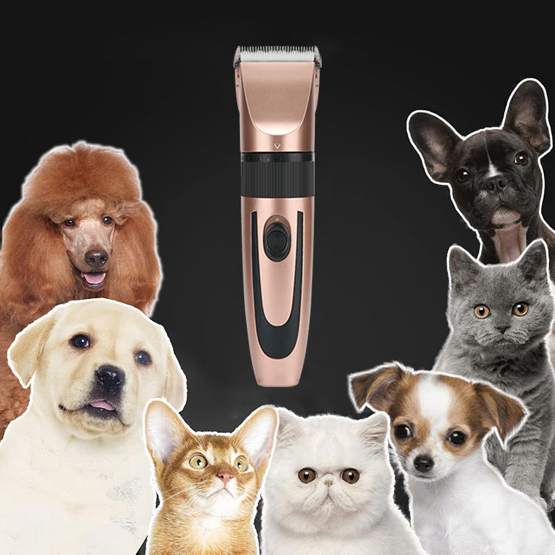 Cordless Rechargeable Pet Trimmer for Grooming Cats & Dogs