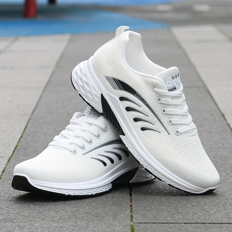 Breathable Low Top Striped Sneakers for Active Lifestyles