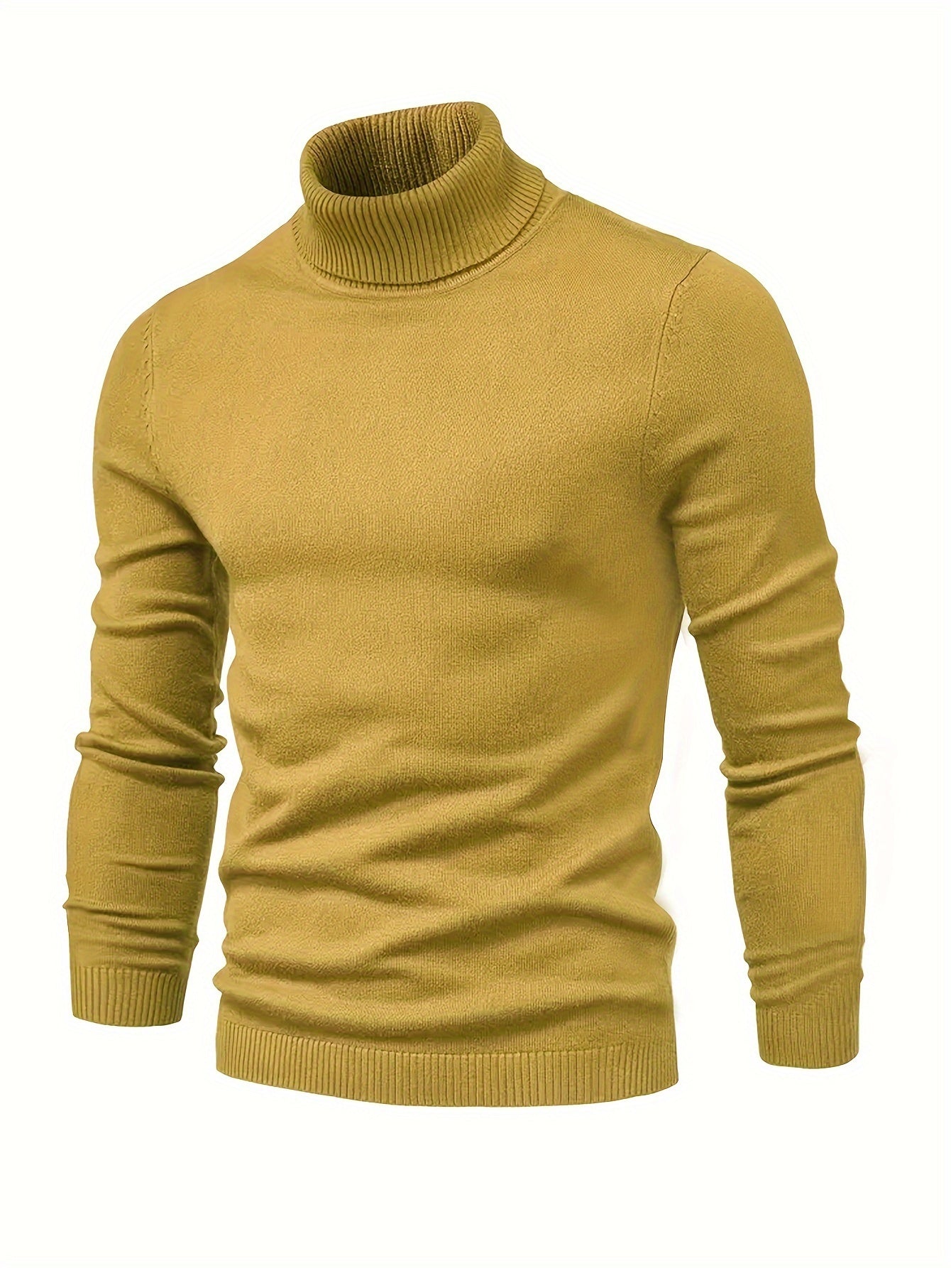 Men's Thermal Long Sleeve High Neck Tops for Ultimate Comfort