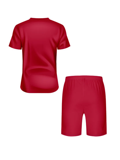 King Of Spades Casual 2-Piece Outfit Set for Summer Fun