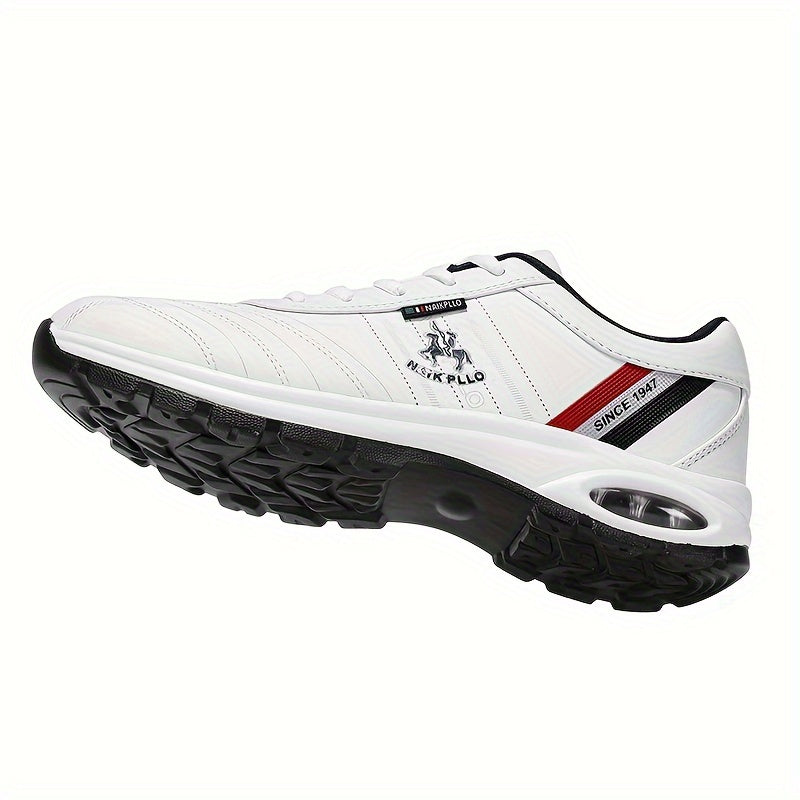 Plus Size Men's Sneakers with Air Boost, Non-Slip Grip