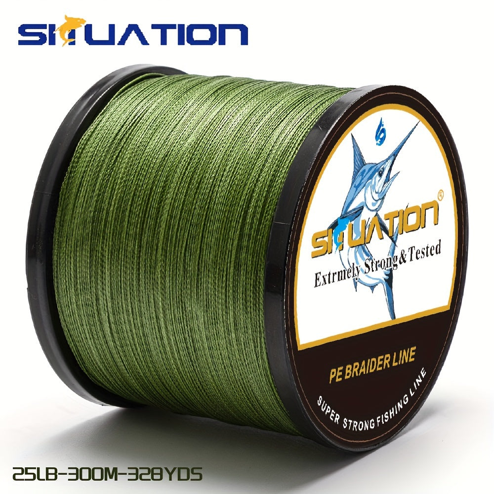Super Strong 4-Strand Braided Fishing Line, 300M to 500M