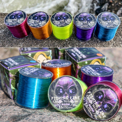 Ultra-Durable Nylon Fishing Line, Abrasion-Proof 547yds