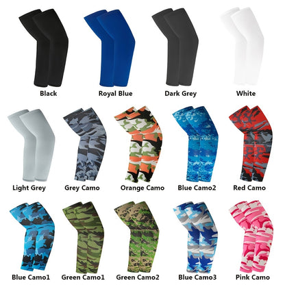 Cooling Arm Sleeves 2pcs - Durable Sportswear for All Activities