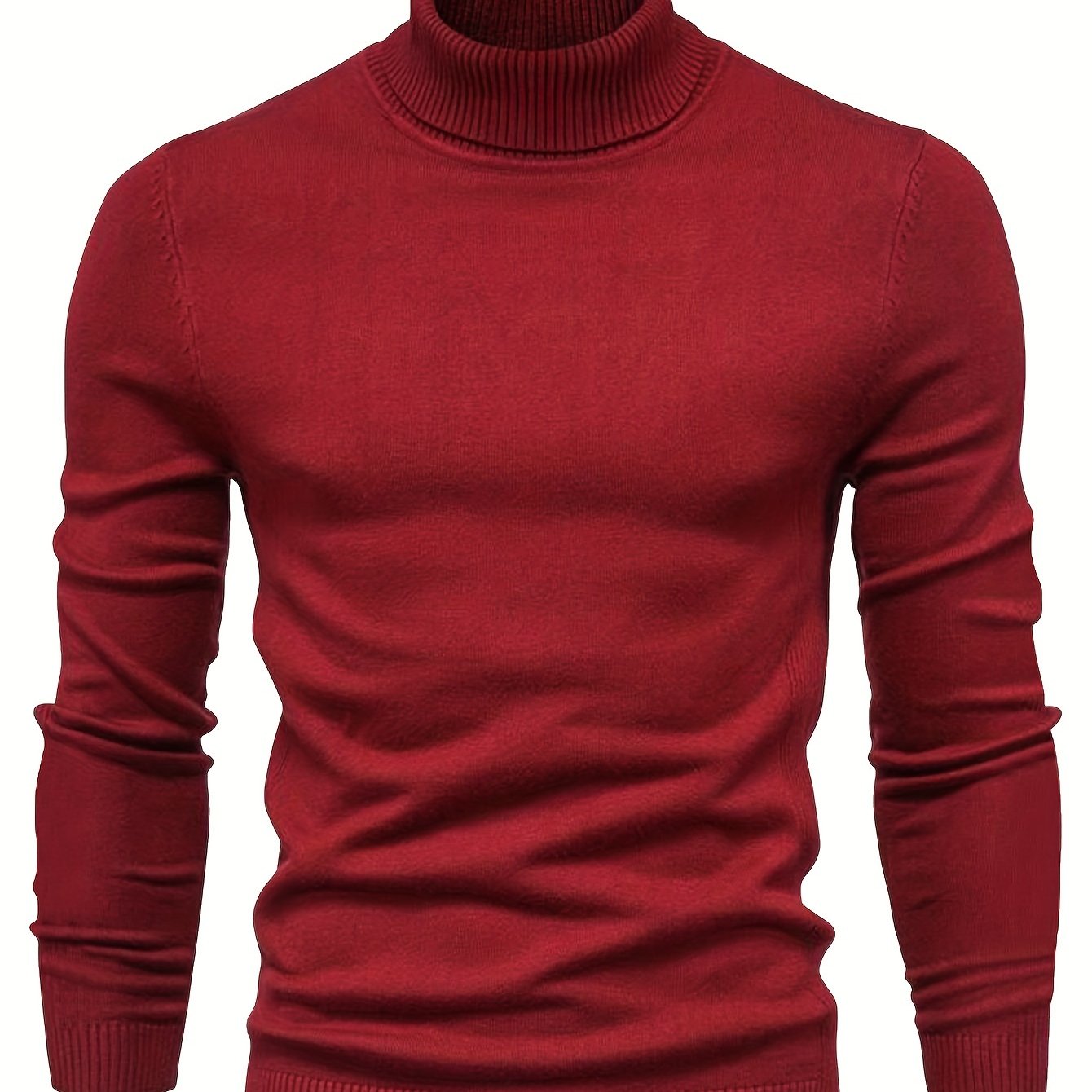 Men's Thermal Long Sleeve High Neck Tops for Ultimate Comfort