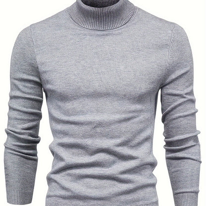 Men's Thermal Long Sleeve High Neck Tops for Ultimate Comfort