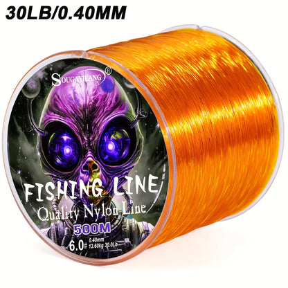 Ultra-Durable Nylon Fishing Line, Abrasion-Proof 547yds