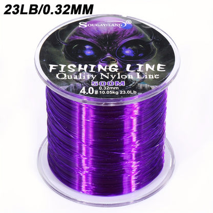 Ultra-Durable Nylon Fishing Line, Abrasion-Proof 547yds