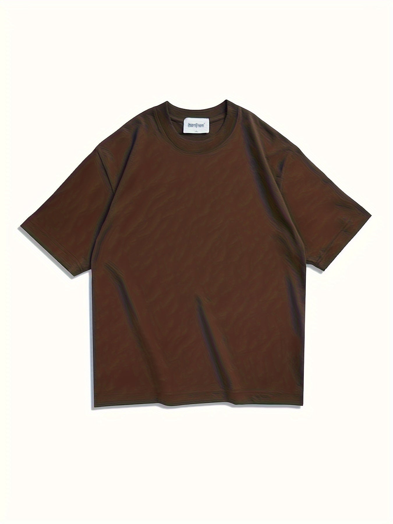 Men's Casual Cotton Blend Crew Neck T-Shirt for Outdoors