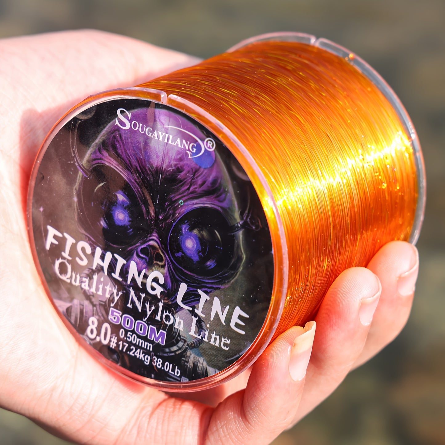 Ultra-Durable Nylon Fishing Line, Abrasion-Proof 547yds