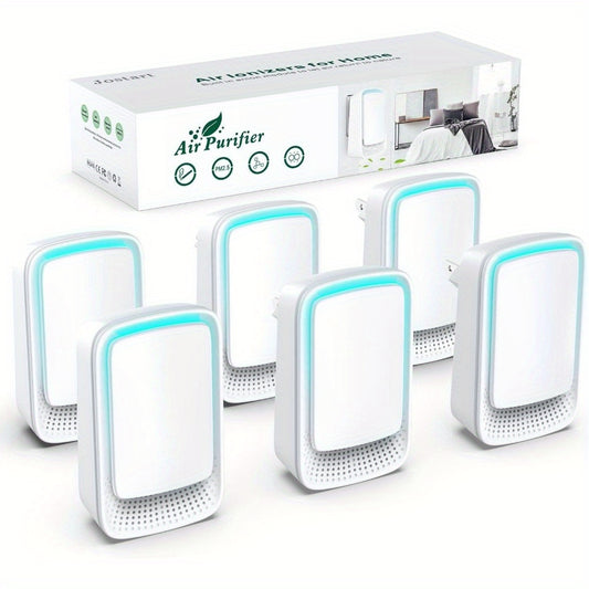 Portable Ionic Air Purifier - Filterless, Silent, Space-Saving