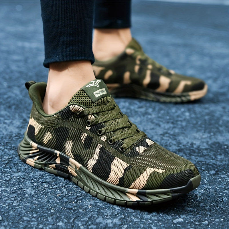 Fashion-Forward Camouflage Sneakers with Ultra-Comfort Fit