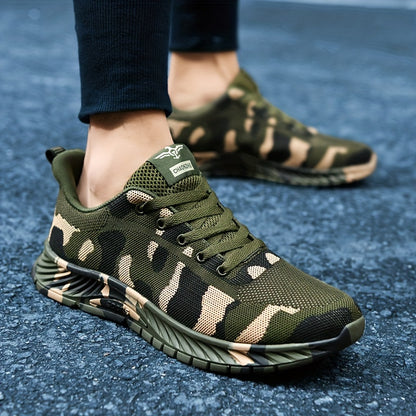 Fashion-Forward Camouflage Sneakers with Ultra-Comfort Fit