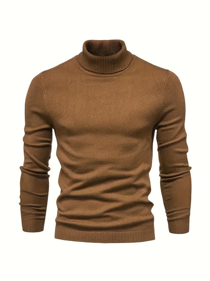 Men's Thermal Long Sleeve High Neck Tops for Ultimate Comfort