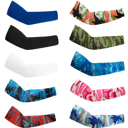 Cooling Arm Sleeves 2pcs - Durable Sportswear for All Activities