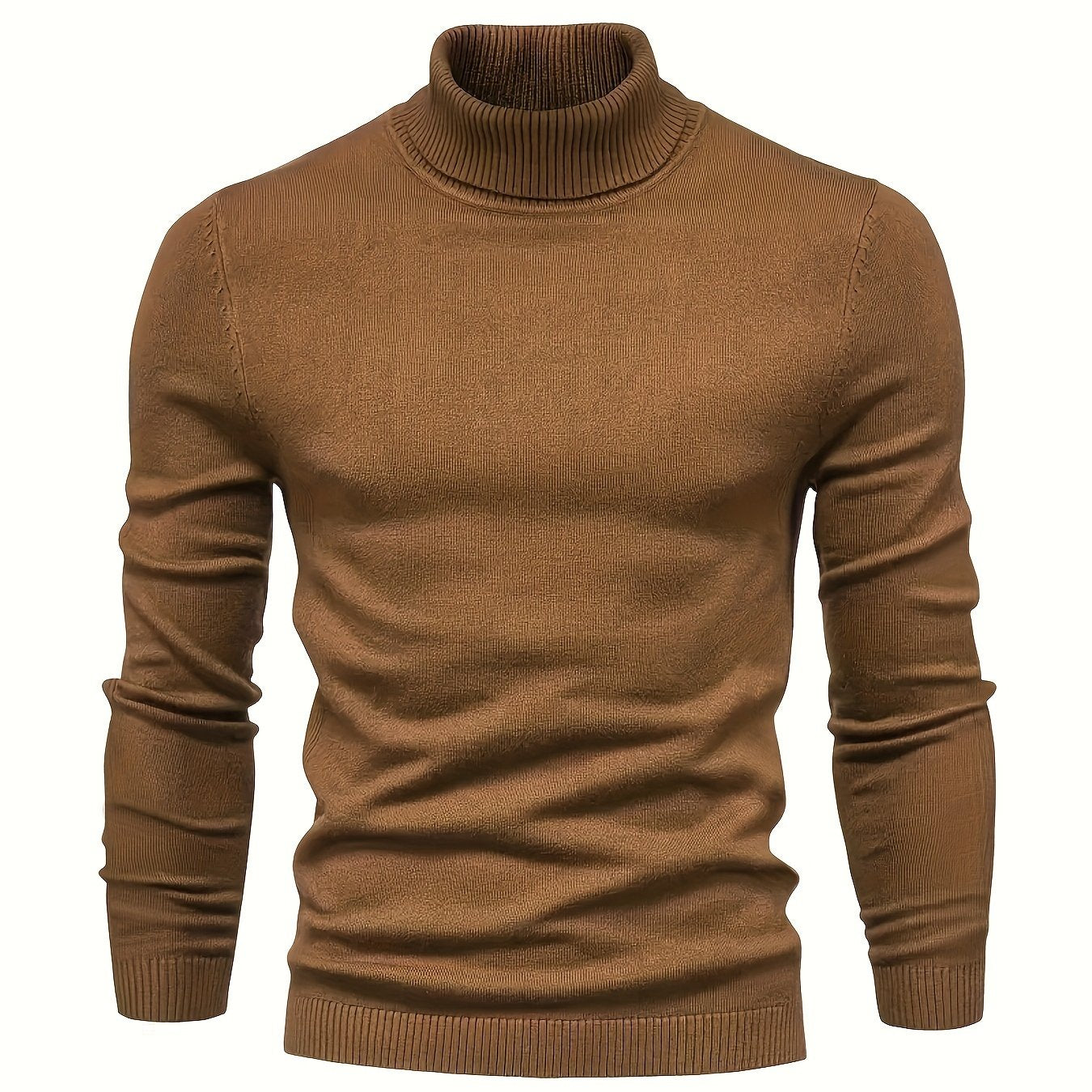 Men's Thermal Long Sleeve High Neck Tops for Ultimate Comfort
