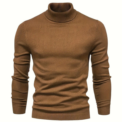 Men's Thermal Long Sleeve High Neck Tops for Ultimate Comfort