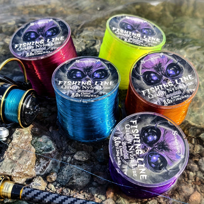 Ultra-Durable Nylon Fishing Line, Abrasion-Proof 547yds