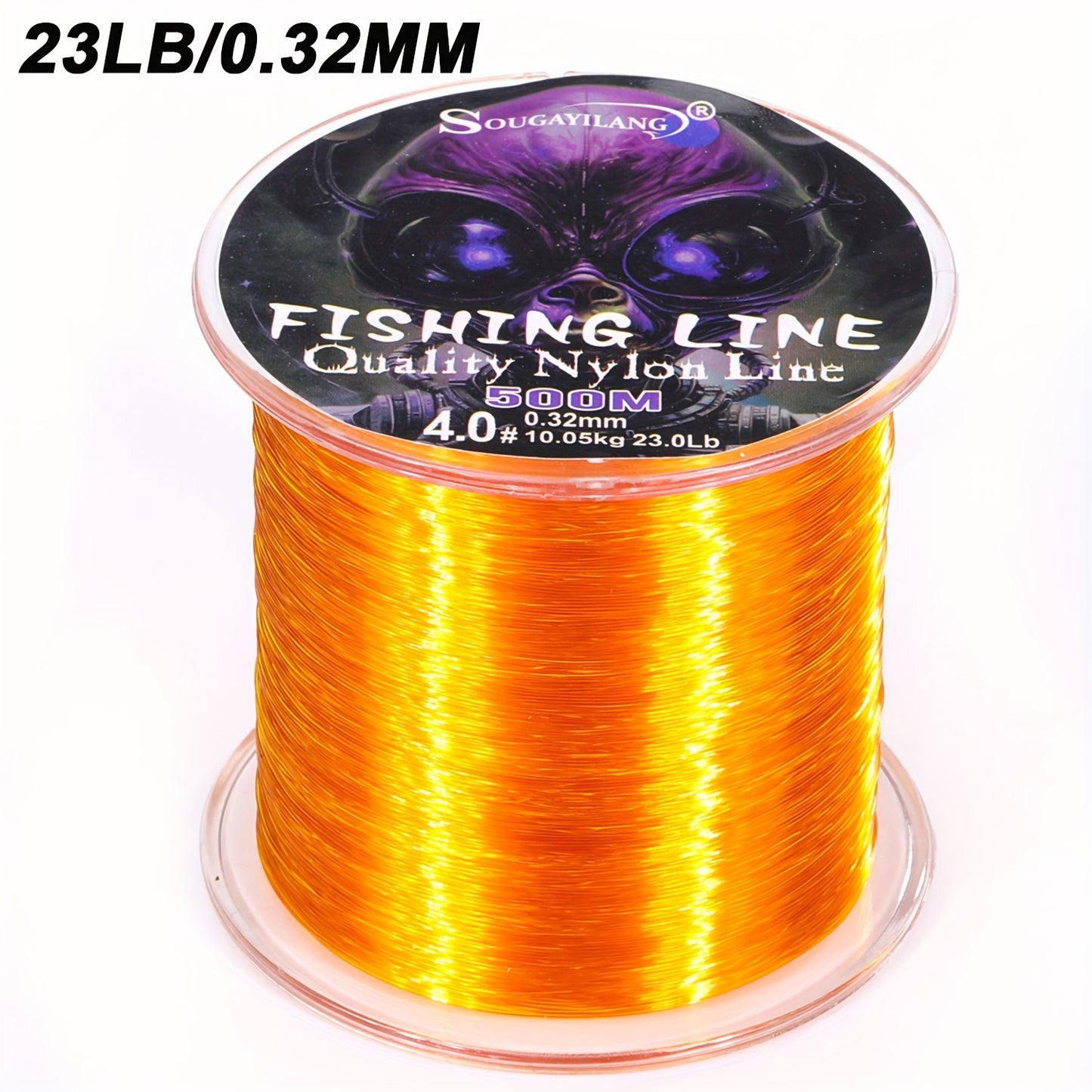 Ultra-Durable Nylon Fishing Line, Abrasion-Proof 547yds