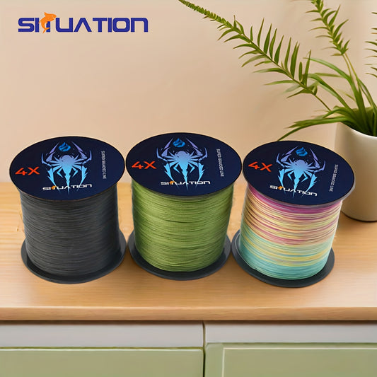 3-Pack Premium Braided Fishing Line PE Monofilament Fishing Line, 15-75LB - 500M/546YDS