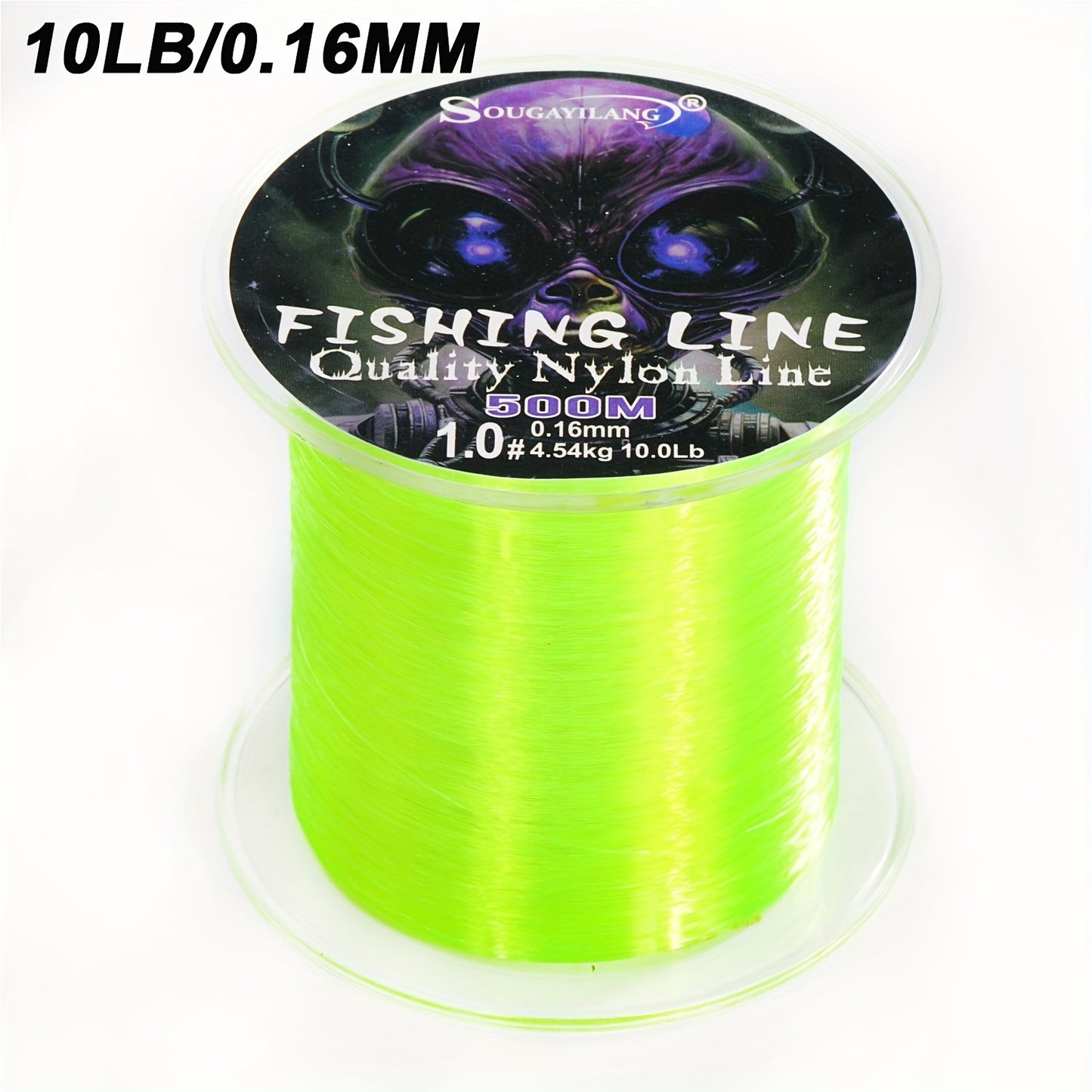 Ultra-Durable Nylon Fishing Line, Abrasion-Proof 547yds