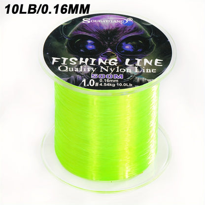 Ultra-Durable Nylon Fishing Line, Abrasion-Proof 547yds