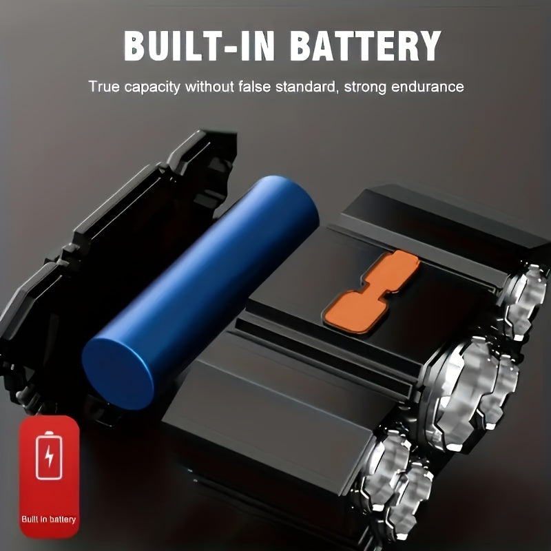 Rechargeable LED Headlamp with 5 Bright LEDs for Outdoors